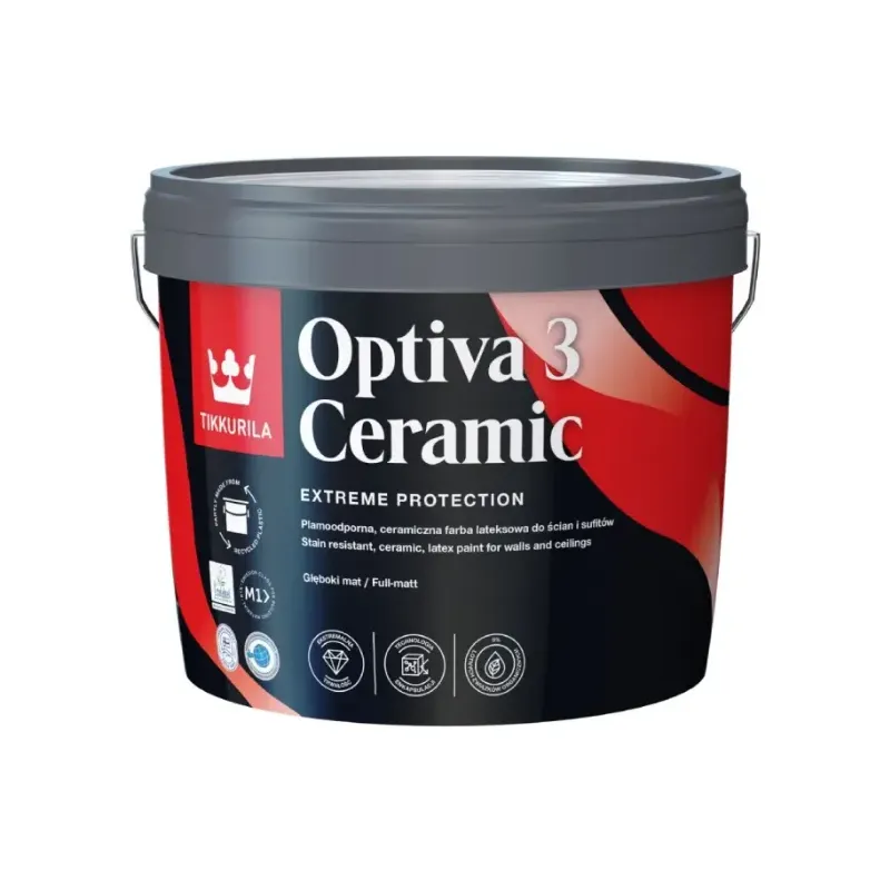 Ceramiczna farba Tikkurila Optiva Ceramic Super Matt 3