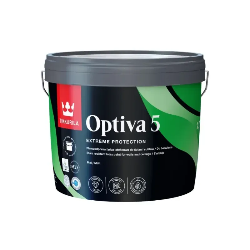 Farba emulsyjna Farba Tikkurila Optivia 5 Farba emulsyjna Farba Tikkurila Optivia 5